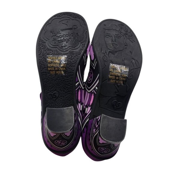 Women's - Hot Chocolate Design Chocolaticas Mid Heels Gothic Pumps, Size 35 (US - Picture 5 of 11